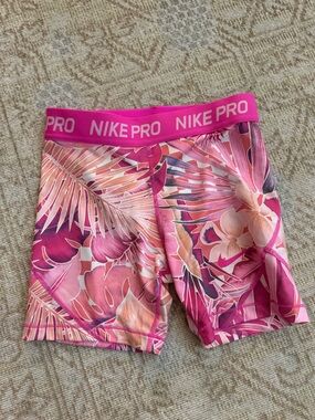 Nike Dri-FIT Hot Pink Floral Performance Shorts